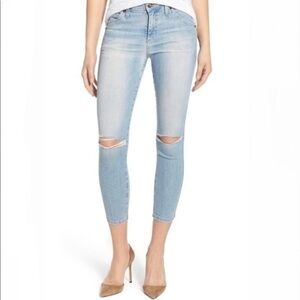 🍕🍍CLOSEOUT: JOE’S JEANS Flawless The Wasteland Crop high rise skinny waist 30